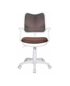 Купить Компьютерное кресло Бюрократ CH-W797/BR/TW-14C, белый/коричневый  в E-mobi