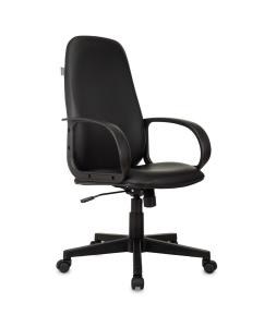 Купить Кресло руководителя Бюрократ CH-808AXSN черный Or-16 эко.кожа крестов. пластик в E-mobi