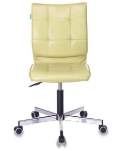 Купить Кресло Бюрократ CH-330M/GREEN без подлокотников зеленый Best 79 искусственная кожа крестов  в E-mobi