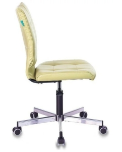 Купить Кресло Бюрократ CH-330M/GREEN без подлокотников зеленый Best 79 искусственная кожа крестов  в E-mobi