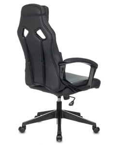 Купить Игровое компьютерное кресло ZOMBIE DRIVER LB., Экокожа, черный/голубой  в E-mobi