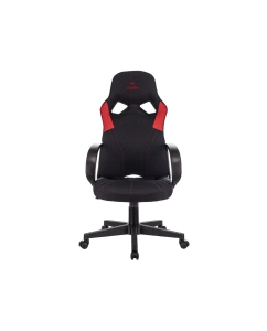 Купить Игровое компьютерное кресло Бюрократ ZOMBIE RUNNER BLUE, Ткань, Экокожа, Черный, ткань / К  в E-mobi