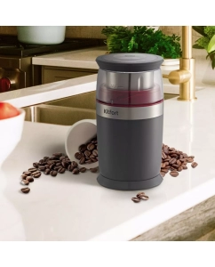 Купить Кофемолка Kitfort КТ-7242 серый  в E-mobi