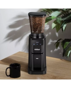 Купить Кофемолка Kitfort КТ-7432 черный  в E-mobi