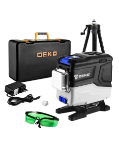 Купить Уровень лазерный самовыравнивающийся Deko LL12-HVR SET 2 Premium, 20 м в E-mobi