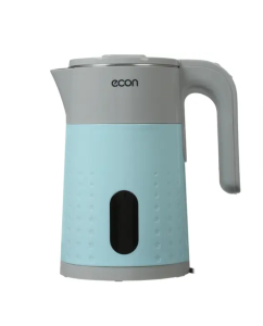 Купить Чайник электрический ECON ECO-1884KE 1.7 л серый, голубой в E-mobi