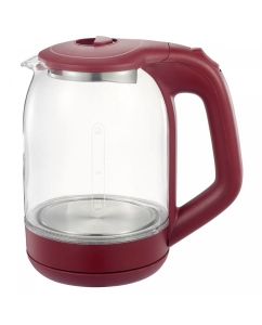 Купить Чайник электрический Матрёна MA-006 1.8 л красный, прозрачный в E-mobi