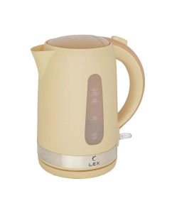 Купить Чайник электрический LEX LX 30028-3 1.7 л бежевый  в E-mobi