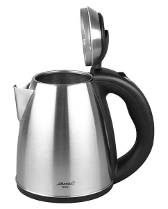 Купить Чайник электрический Atlanta ATH-2434 1.8 л серебристый, черный  в E-mobi