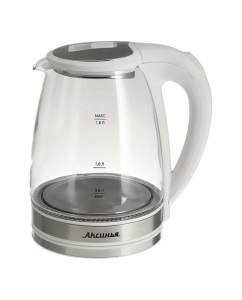 Купить Чайник электрический Аксинья КС-1021 1.8 л белый в E-mobi