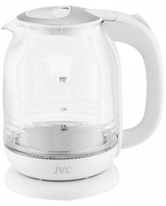 Купить Чайник электрический JVC JK-KE1510 white 1.7 л прозрачный, белый в E-mobi