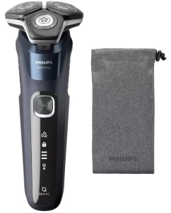 Купить Электробритва Philips S5885/10 черная, синяя в E-mobi