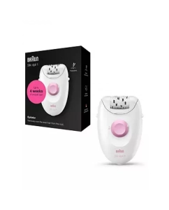 Купить Эпилятор Braun Silk-epil S1 SE 1-176 белый, розовый  в E-mobi