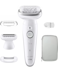 Купить Эпилятор женский Braun Series9 Silk-epil 9-030/9-040, сухая и влажная эпиляция+косметичка в E-mobi