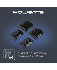 Купить Машинка для стрижки волос Rowenta TN1605F0 белая, черная  в E-mobi