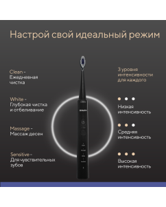Купить Электрическая зубная щетка B.Well MED-870 черный  в E-mobi