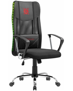 Купить Кресло игровое Defender Totem с подсветкой, сетка, чёрное в E-mobi