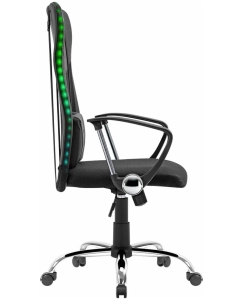 Купить Кресло игровое Defender Totem с подсветкой, сетка, чёрное  в E-mobi