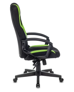 Купить Игровое кресло Бюрократ Zombie 9 (Black/Green)  в E-mobi