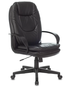 Купить Кресло руководителя Бюрократ CH-868LT/#B черный искусственная кожа в E-mobi