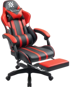 Купить Игровое кресло DEFENDER Colran, черный, красный  в E-mobi