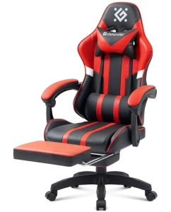 Купить Игровое кресло DEFENDER Colran, черный, красный  в E-mobi
