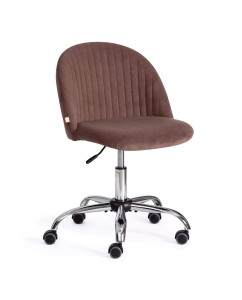 Купить Кресло компьютерное офисное на колесиках для школьника Tetchair MELODY коричневый в E-mobi