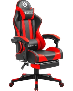 Купить Игровое кресло DEFENDER Rock черный красный  в E-mobi