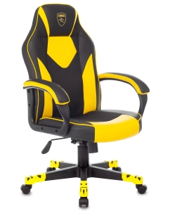 Купить Zombie Кресло для геймеров Zombie GAME 17 чёрный жёлтый в E-mobi