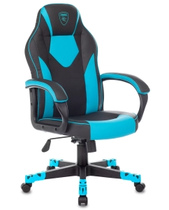 Купить Zombie Кресло для геймеров Zombie GAME 17 чёрный синий в E-mobi