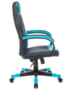 Купить Zombie Кресло для геймеров Zombie GAME 17 чёрный синий  в E-mobi