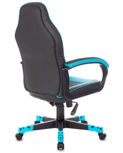 Купить Zombie Кресло для геймеров Zombie GAME 17 чёрный синий  в E-mobi