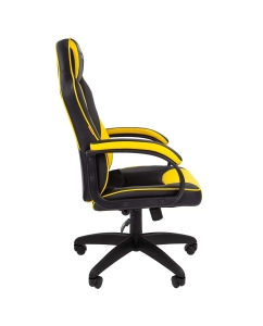 Купить Игровое кресло Chairman game 17 черный; желтый  в E-mobi
