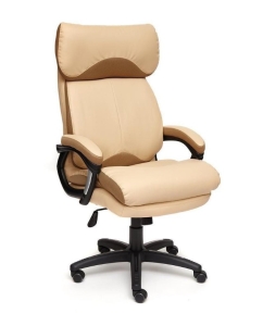 Купить Кресло компьютерное офисное на колесиках ортопедическое Tetchair DUKE бежевый в E-mobi