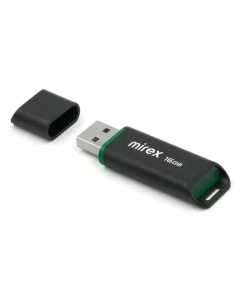 Купить Флешка Mirex SPACER BLACK 16 ГБ (SPACER BLACK 16GB 13600-FMUSBK16)  в E-mobi