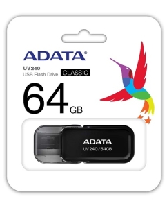 Купить Флешка ADATA UV240 64ГБ Black (AUV240-64G-RBK)  в E-mobi