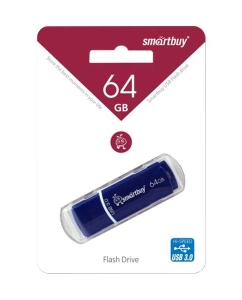 Купить Флешка SmartBuy Crown 64ГБ Blue (SB64GBCRW-Bl)  в E-mobi