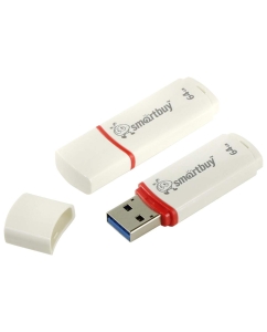 Купить Флешка SmartBuy Crown 64ГБ White (SB64GBCRW-K)  в E-mobi