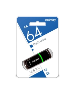 Купить Флешка SmartBuy Paean 64ГБ Black (SB64GBPN-K)  в E-mobi