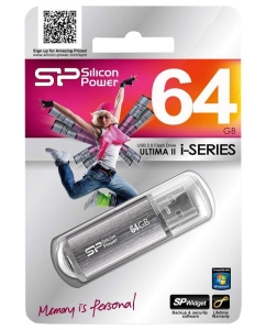 Купить Флешка Silicon Power Ultima II-I 64ГБ Silver (SP064GBUF2M01V1S)  в E-mobi