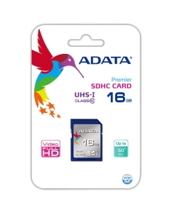 Купить Карта памяти ADATA SDHC ASDH16GUICL10-R 8GB  в E-mobi