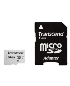 Купить Карта памяти Transcend Micro SDXC 64Гб 300S (TS64GSDC300S) в E-mobi