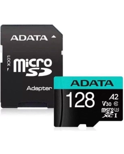 Купить Карта памяти A-Data Micro SDXC 128Гб Premier Pro (AUSDX128GUI3V30SA2-RA1) в E-mobi