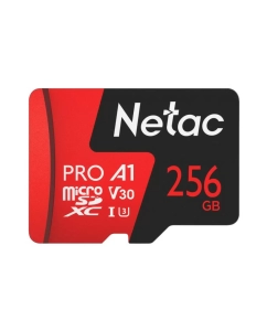 Купить Карта памяти Netac P500 Extreme Pro microSD 256GB (NT02P500PRO-256G-S) в E-mobi