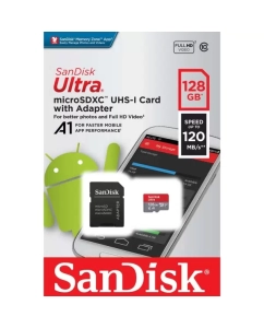 Купить Карта памяти SanDisk Ultra microSDXC 128GB (SDSQUA4-128G-GN6MN)  в E-mobi