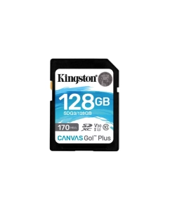 Купить Карта памяти Kingston 128GB Canvas Go! Plus 170R (SDG3/128GB) в E-mobi