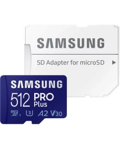 Купить Карта памяти microSDXC Samsung Pro PLUS 512 ГБ, Class 10, MB-MD512KA/APC в E-mobi