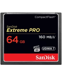 Купить Карта памяти SanDisk Extreme PRO Compact Flash SDCFXPS-064G-X46 64GB в E-mobi