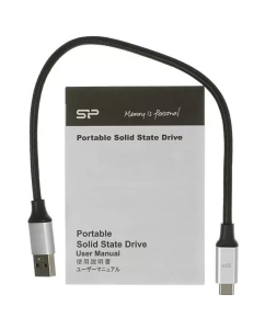 Купить Диск SSD внешний Silicon Power PC60 2TB, External, USB 3.2, чёрный  в E-mobi