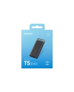 Купить Внешний диск SSD Samsung SSD T5 Evo 4TB USB 3.2 Gen 1 Black MU-PH4T0S/WW  в E-mobi